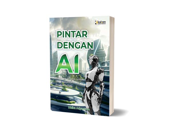Pintar dengan AI stand books